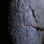 The blueschist stone pillar inside Bryn Celli Ddu